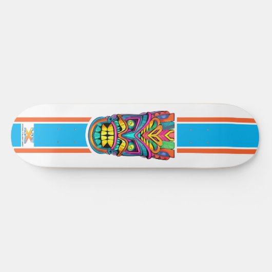 Planet X Tiki King 01 Skateboard (Horizontal)