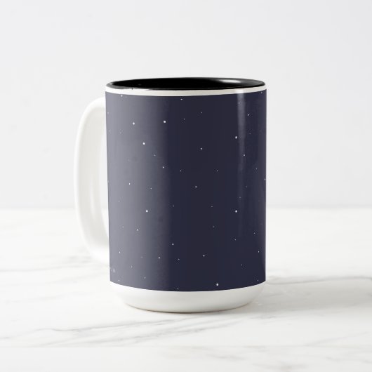 Planet Zweifarbige Tasse (Vorderseite Links)