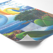 PLANETA ÁGUA - Künstler von Leomariano Poster (Ecke)