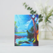 PLANETA ÁGUA - Leomariano artista plastico Postkarte (Stehend Vorderseite)