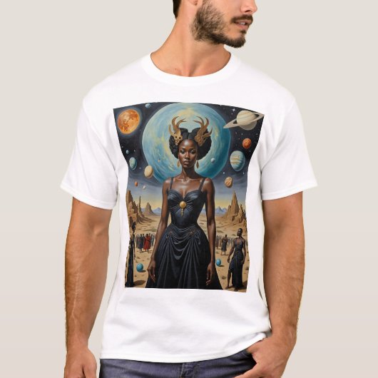 Planetäisches Queen Cosmic Royalty Shirt (Vorderseite)