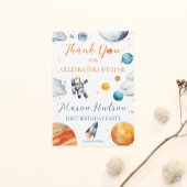 Planetaler Celebration Boy Birthday Dankeskarte