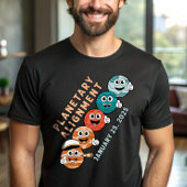 Planetales Alignment Space Solar System 2025 T-Shirt