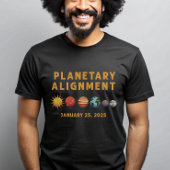 Planetales Alignment Space Solar System 2025 T-Shirt
