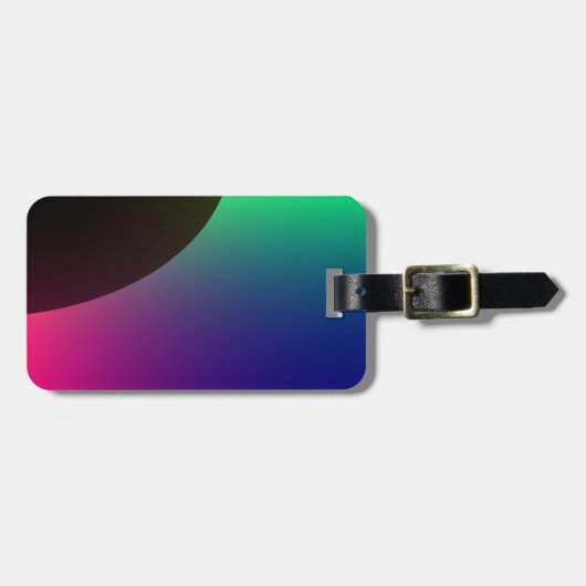Planetäre Aurora Custom Luggage Tag Gepäckanhänger (Vorderseite horizontal)