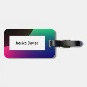 Planetäre Aurora Custom Luggage Tag Gepäckanhänger (Rückseite horizontal)
