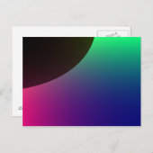 Planetäre Aurora Postkarte (Vorne/Hinten)