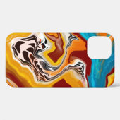 Planetäre Bliss Fluid Digital Art Case-Mate iPhone Hülle (Rückseite (Horizontal))