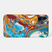 Planetäre Bliss Fluid Digital Art Case-Mate iPhone Hülle (Rückseite (Horizontal))