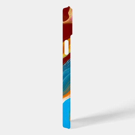 Planetäre Bliss Fluid Digital Art Case-Mate iPhone Hülle (Rückseite / Rechts)