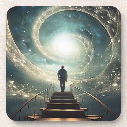 Planetäre Einsamkeit Getränkeuntersetzer (Vorderseite)