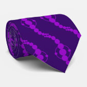 Planetäre Prozession - Lila auf dunklem Violett Krawatte (Gerollt)