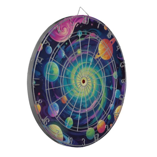 Planetäre Spin Dartboard Dartscheibe (Vorderseite Links)