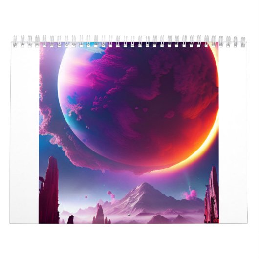 Planetärer Fantasiekalender Kalender (Titelbild)