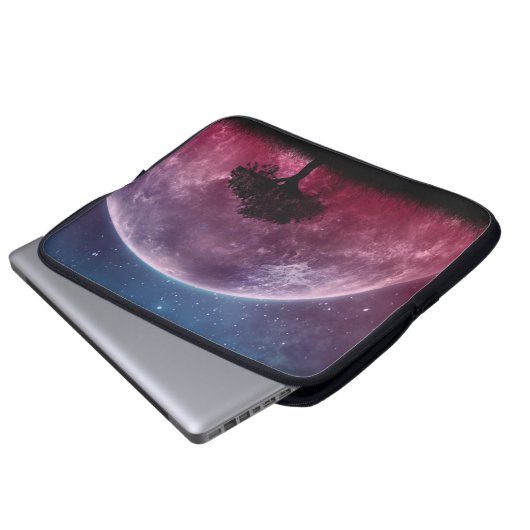 Planetärer Himmel Laptopschutzhülle (Vorne Knopf)