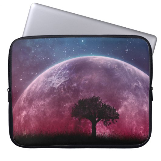 Planetärer Himmel Laptopschutzhülle (Vorderseite)