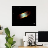 Planetärer Nebel IC 4406 Hubble-Teleskop-Foto Poster (Heimbüro)