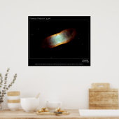 Planetärer Nebel IC 4406 Hubble-Teleskop-Foto Poster (Küche)
