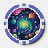 Planetarer Pokerchip Pokerchips (Vorderseite)