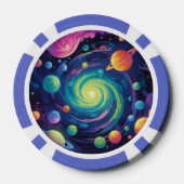 Planetarer Pokerchip Pokerchips (Rückseite)
