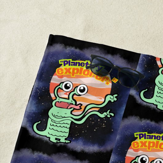 PLANETÄREXPLORER STRANDTUCH (Beispiel)