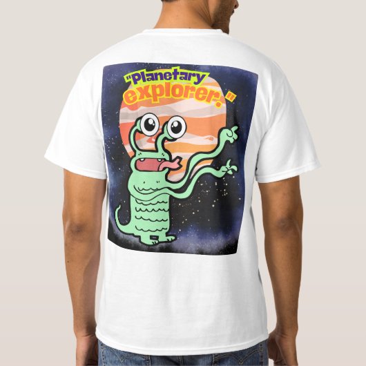 PLANETÄREXPLORER T-Shirt (Rückseite)