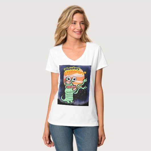 PLANETÄREXPLORER T-Shirt (Vorderseite Vollansicht)