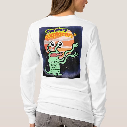 PLANETÄREXPLORER T-Shirt (Rückseite)