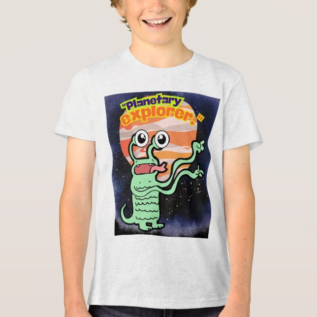 PLANETÄREXPLORER Tri-Blend SHIRT (Vorderseite)