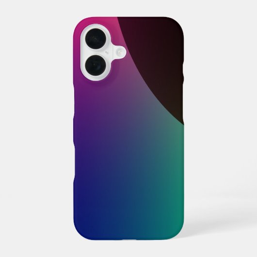 Planetarische Aurora iPhone 16 Hülle (Rückseite)