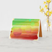 Planetarische Grußkarte Karte (Gelbe Blume)