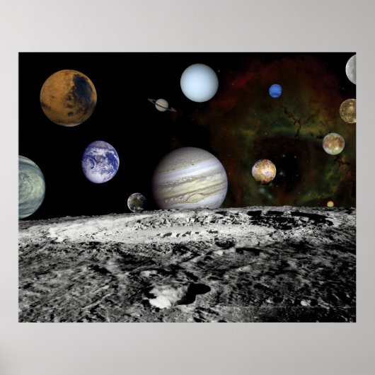 Planetarische Montage Poster (Vorne)