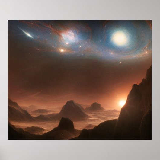 Planetarische Träume Poster (Vorne)