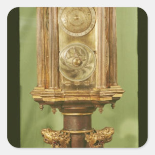 Planetarische Uhr, im Jahre 1520 abgeschlossen Quadratischer Aufkleber