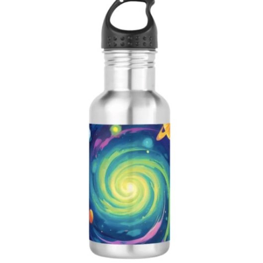 Planetarischer Dreh   Edelstahlflasche