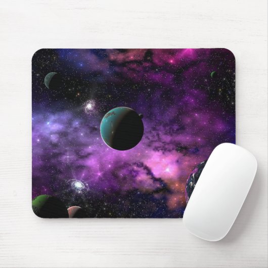 Planetarischer Raum Mousepad (Mit Mouse)