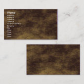 Planetarisches Gelände Visitenkarte (Vorne/Hinten)