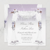 Planetarium Chuppah Hochzeitseinladung Einladung (Vorne/Hinten)