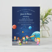 Planetarium  einladung (Stehend Vorderseite)