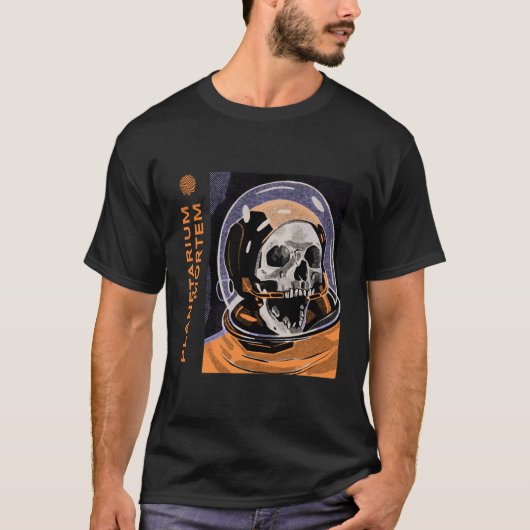 PLANETARIUM MORTEM Skull Astronautin | T-Shirt (Vorderseite)