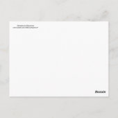 Planetarium Silhouetten Moon Stars Astronomie Postkarte (Rückseite)