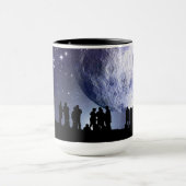 Planetarium Silhouetten Moon Stars Astronomie Tasse (Zentrum)