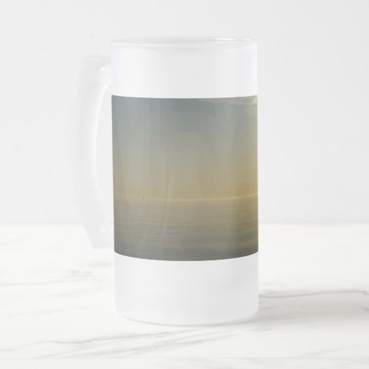 Planetarium Sonnenaufgang Mattierte Tasse (Vorderseite Links)