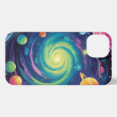 Planetary Spin iPhone Hülle (Rückseite (Horizontal))