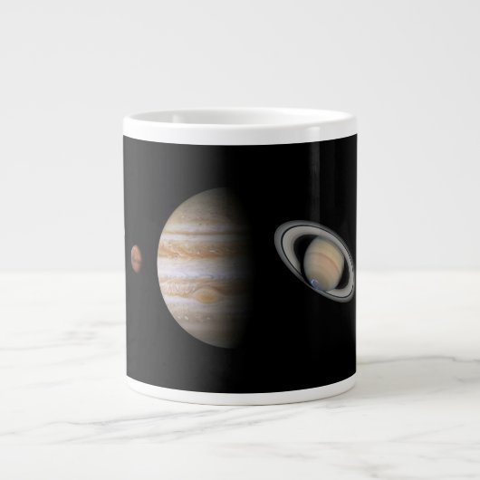 PLANETE DES SOLAR SYSTEMS Custom 20oz Riesengroße  Jumbo-Tasse (Vorderseite)
