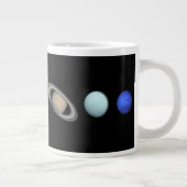 PLANETE DES SOLAR SYSTEMS Custom 20oz Riesengroße Jumbo-Tasse (Rechts)