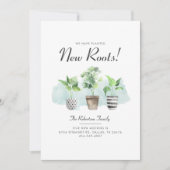 Planete neue Roots-Boho-Pflanze - Anschrift versch Ankündigung (Vorderseite)