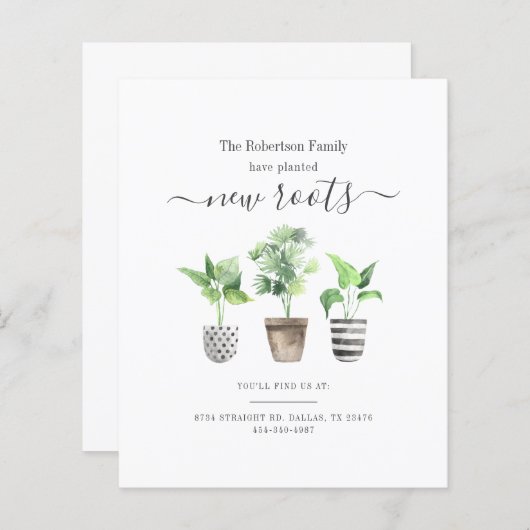 Planete neue Wurzeln Ankündigung (Vorne/Hinten)