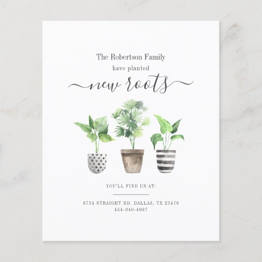 Planete neue Wurzeln Ankündigung (Vorderseite)