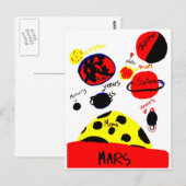 Planeten 01 postkarte (Vorne/Hinten)